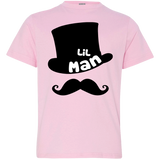 Father's Day - Big Man Little Man for Son - Jersey Tee - TEEEVER - Youth Jersey Tee / Pink / YXS- Apparel -TeeEver.com