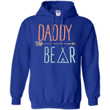 Mens Arrow Tribal Daddy Bear - Father's Day Hoodie - TEEEVER - Royal / S- Sweatshirts -TeeEver.com