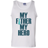 My father, my hero - Tank Top - TEEEVER - White / S- Sleeveless -TeeEver.com