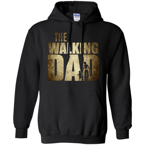 Walking Dad - Gift Father's Day Hoodie - TEEEVER - Black / S- Hoodies -TeeEver.com