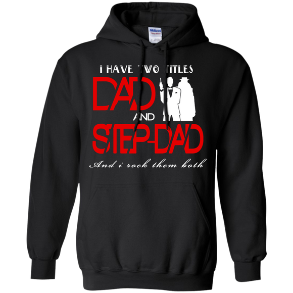 World's Best Step Dad Father's Day Gift Hoodie - TEEEVER - Black / S- Hoodies -TeeEver.com