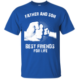 Dad - Father And Son Best Friends For Life T-Shirt - TEEEVER - Royal / S- Short Sleeve -TeeEver.com