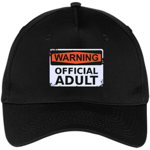Official Adult - Funny 18th Birthday Gifts - Five Panel Twill Cap - Black / One Size- Hats -TeeEver.com