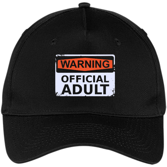 Official Adult - Funny 18th Birthday Gifts - Five Panel Twill Cap - Black / One Size- Hats -TeeEver.com