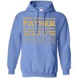 Men's-Best-Tee-For-Star-Dad.-Father's-Day-Gift-For-Awesome-D Pullover Hoodie 8 oz - Carolina Blue / S- Hoodies -TeeEver.com