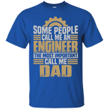 Great Gifts For Father's Day. Funny - For Engineer Dad T-Shirt - TEEEVER - Royal / S- Short Sleeve -TeeEver.com