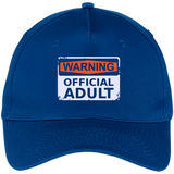 Official Adult - Funny 18th Birthday Gifts - Five Panel Twill Cap - Royal / One Size- Hats -TeeEver.com