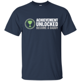 Achievement Unlocked, Become A Daddy - T-Shirt - TEEEVER - Navy / S- Short Sleeve -TeeEver.com