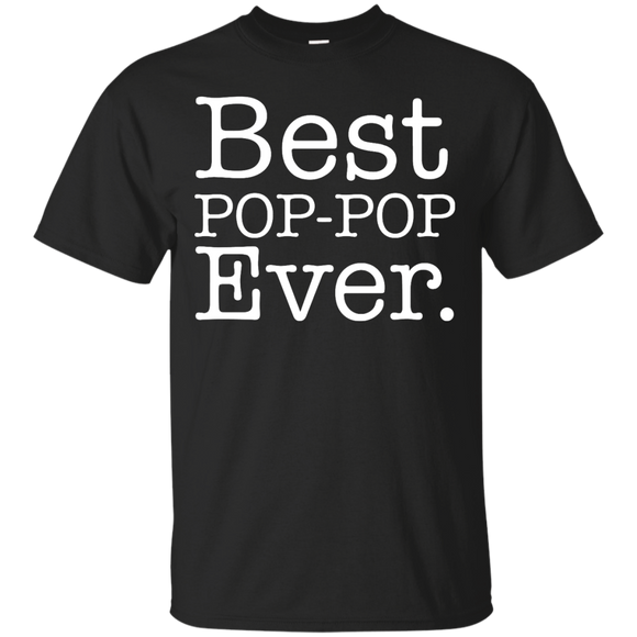 Men's Best POP POP Ever - Funny Grandpa Shirts for Fathers Day T-Shirt - TEEEVER - Black / S- T-Shirts -TeeEver.com