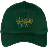 Men's I am your Father - Happy Father's Day - Five Panel Twill Cap - Hunter / One Size- Hats -TeeEver.com