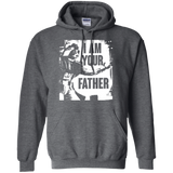 Star Wars Darth Vader Dad Spray Paint Graphic Hoodie - TEEEVER - Dark Heather / S- Sweatshirts -TeeEver.com