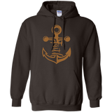 Anchored Faith Love, Black Lives Matter, Father's Day Pullover Hoodie 8 oz - Dark Chocolate / S- Hoodies -TeeEver.com