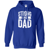 Strong Like Dad - For Boys and Girls Father's Day Gift Hoodie - TEEEVER - Royal / S- Hoodies -TeeEver.com