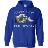 Happy first - Father's Day Hoodie - TEEEVER - Royal / S- Hoodies -TeeEver.com