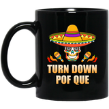 Sombrero Skull Turn Down Por Que Cinco De Mayo Party MUGS