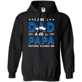 A Dad and A Papa. Funny Family - Daddy Fathers Day Gift Hoodie - TEEEVER - Black / S- Hoodies -TeeEver.com