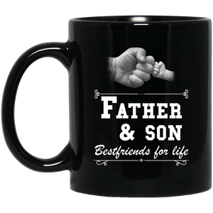 Mens Father Son Friends Fist Bump - Dad Father's Day Family Mugs