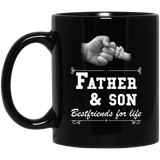 Mens Father Son Friends Fist Bump - Dad Father's Day Family Mugs