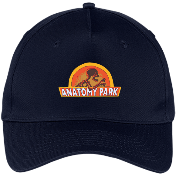 Rick & Morty Anatomy Park - Five Panel Twill Cap - Navy / One Size- Hats -TeeEver.com
