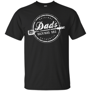 Mens Dad's Backyard BBQ - Grilling Cute Father's Day Gift T-Shirt - TEEEVER - Black / S- Short Sleeve -TeeEver.com