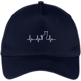 Crazy Cat Lady - Cute Cat Best Friend Forever - Five Panel Twill Cap - Navy / One Size- Hats -TeeEver.com