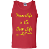 Mom Life is the best life - Great Mother's and Father's Day Tank Top - Teeever.com - Red / S- Sleeveless -TeeEver.com
