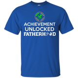 Daddy Gamer Gift Dad To Be New - First Father's Day T-Shirt - TEEEVER - Royal / S- Short Sleeve -TeeEver.com