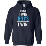 I Have Twin Boys Hoodie - TEEEVER - Navy / S- Hoodies -TeeEver.com