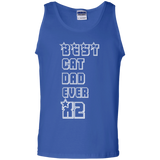 Best Cat Dad Ever X2 Funny - Gift For Father's Day Tank Top - TEEEVER - Royal / S- Sleeveless -TeeEver.com