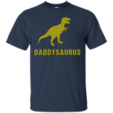 Daddysaurus Shirt Funny Fathers Day Gift from Kids Toddler T-Shirt - TEEEVER - Navy / S- T-Shirts -TeeEver.com