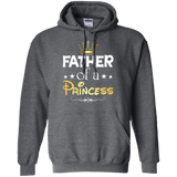 Daughter of A King Father of A Princess Matching Hoodie - TEEEVER - Dark Heather / S- Sweatshirts -TeeEver.com