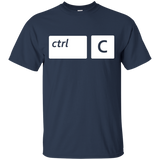 Copy And Paste - Ctrl-C for Dad T-Shirt - TEEEVER - Navy / S- Short Sleeve -TeeEver.com