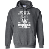 Father's Day Not Regular Dad Graphic Hoodie - TEEEVER - Dark Heather / S- Hoodies -TeeEver.com