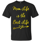 Mom Life is the best life - Great Mother's and Father's Day T-Shirt - Teeever.com - Black / S- Short Sleeve -TeeEver.com