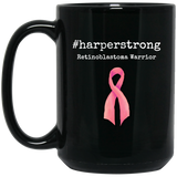 #harperstrong Retinoblastoma Warrior Cancer Awareness MUGS