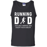 Running Dad Gifts For Father Runner Men Tank Top - TEEEVER - Black / S- Sleeveless -TeeEver.com