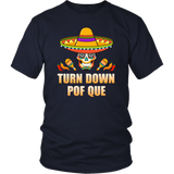 Sombrero Skull Turn Down Por Que Cinco De Mayo Party - T shirt