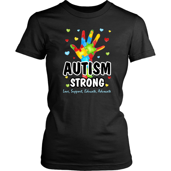 Autism Awareness - Autism Strong - Women tshirt