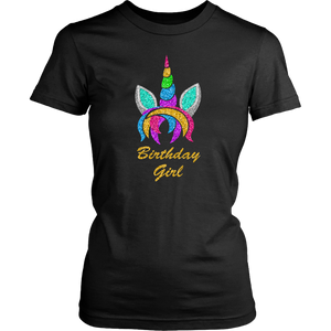 Unicorn Birthday - Unicorn Gift, Birthday Outfit - Ladies T shirt