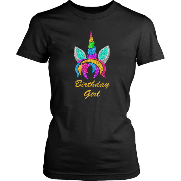 Unicorn Birthday - Unicorn Gift, Birthday Outfit - Ladies T shirt