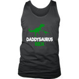 Funny Father's Day Gift Idea - Daddysaurus Rex tank top