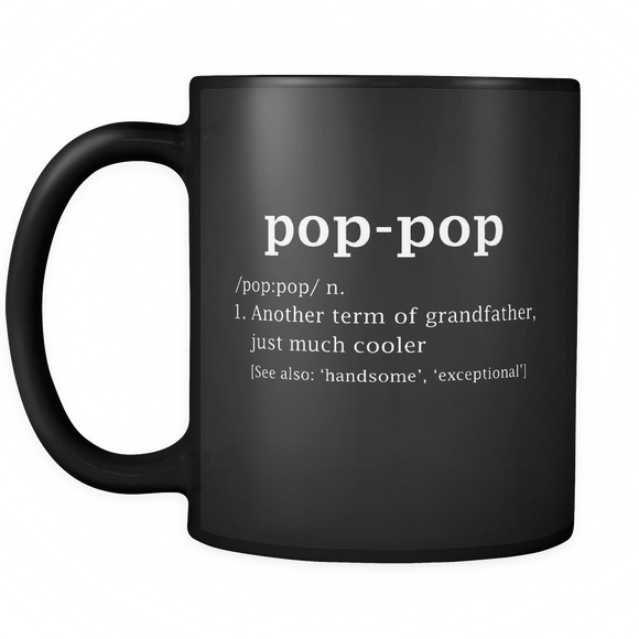 Pop-pop Definition Funny Gift For GrandFather - Mug - TEEEVER - - Drinkware -TeeEver.com