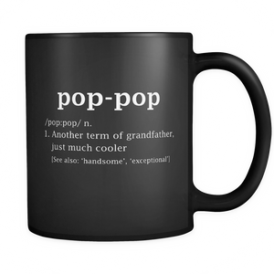 Pop-pop Definition Funny Gift For GrandFather - Mug - TEEEVER - - Drinkware -TeeEver.com