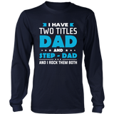 World's Best Step Dad Father's Day - LS shirt