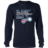 Mens Funny Father's Day - for Gamer Dad Video Game Lover - LS shirt
