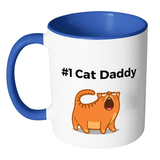 #1 Cat Daddy - Mugs - Father's Day Gift Idea - - Drinkware -TeeEver.com