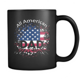 Mens All American Dad American Flag - Father's Day Gift - Mug - TEEEVER - Mens All American Dad American Flag - Father's Day Gift- Drinkware -TeeEver.com