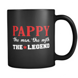 Pappy The Man The Myth The Legend - Mug - TEEEVER - Pappy The Man The Myth The Legend- Drinkware -TeeEver.com