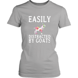 Easily Distracted By Goats - Women T shirt