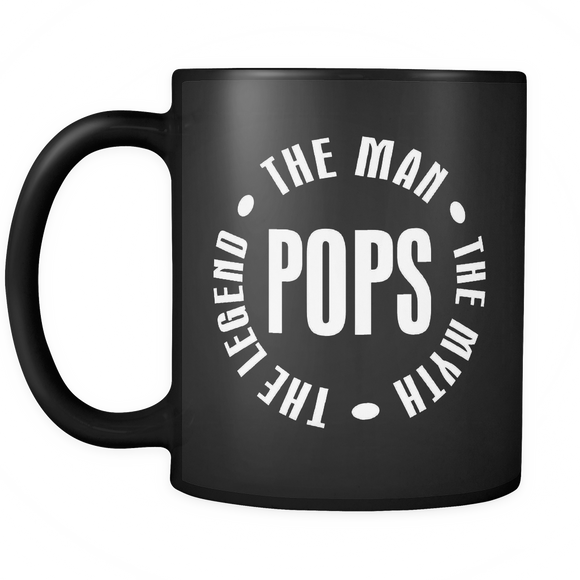 Pops The Man The Myth The Legend - Mug - TEEEVER - - Drinkware -TeeEver.com